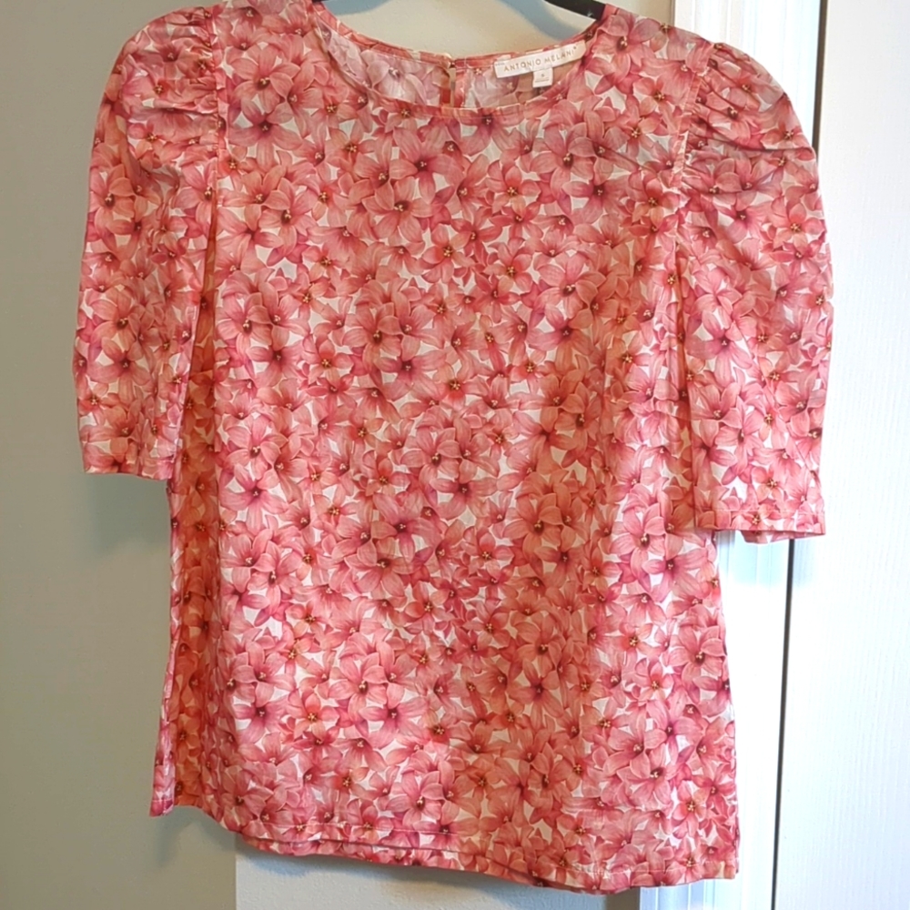 Antonio Melanie Pink blouse small